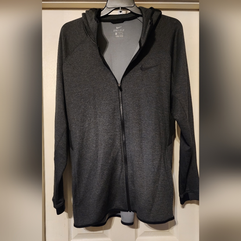 Nike Therma Flex NBA Showtime Men’s Basketball Grey Hoodie XL AT3263-032  